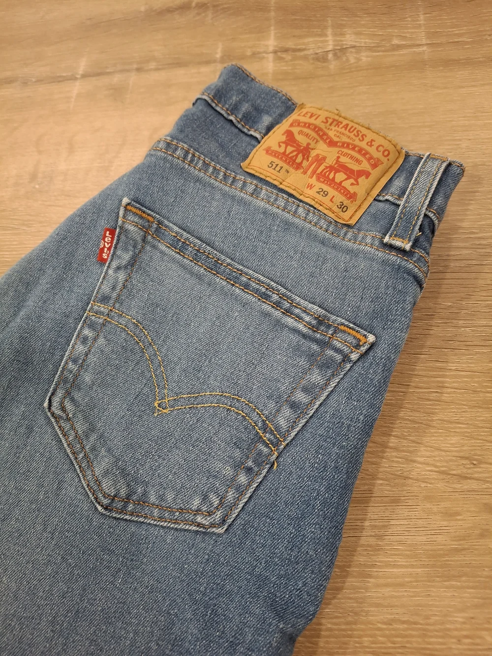 Levi's 511 Slim Fit Jeans Men's 29 x 30 Light Wash Denim